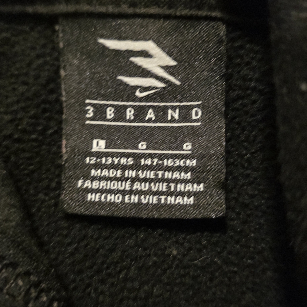Nike Youth L Black & Gold 3Brand By Russell Wilson Thermafit Hoodie - Picture 5 of 9